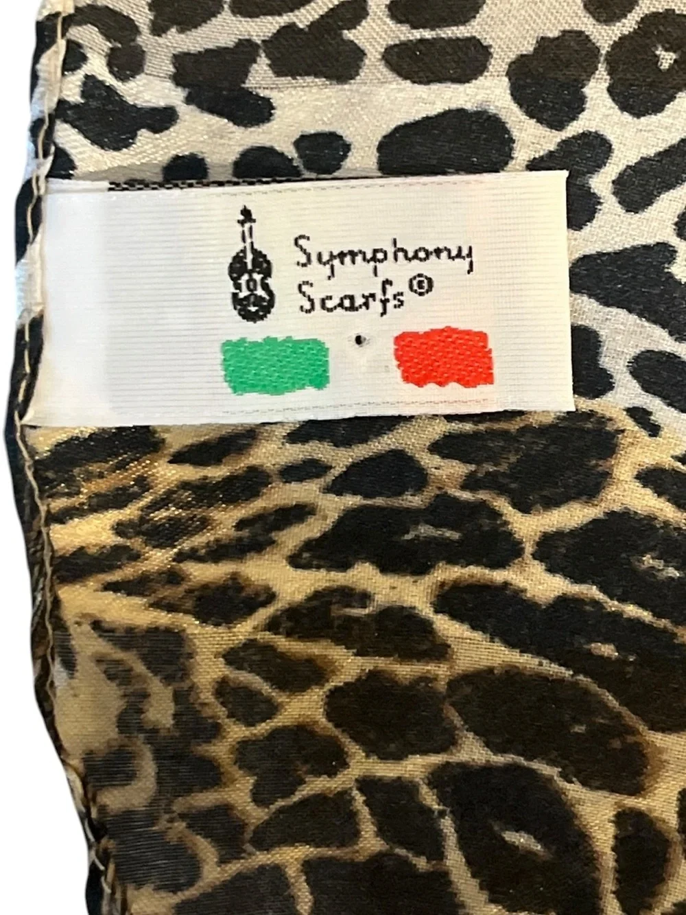 Symphony Scarfs leopard tiger